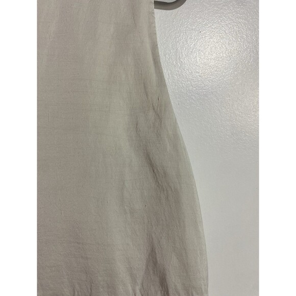 Eileen Fisher Tank Top M Cream Silk Minimalist Babydoll Travel Classic Office - Picture 12 of 15